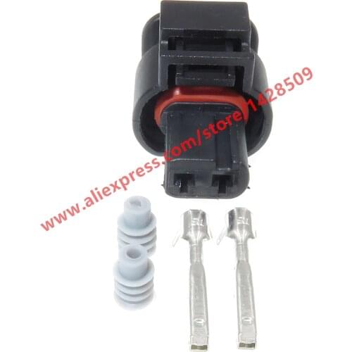 20 Sets 2 Pin Auto Camshaft Solenoid Valve Plug Auto Waterproof Cable Connector For VW Audi 872-857-561