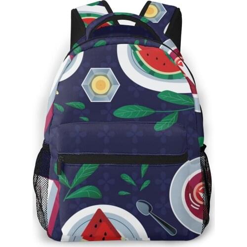 2021 Backpack Women Shoulder Bag Hand Drawn Yalda Fashion School Bag For Teenage Girl Backpacks Travel Bag