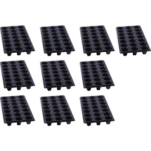 5/10pc Seedling Starter Tray Vegetable Seed Germination Plant Flower Pots Nursery Grow Box Garden Seed Tray