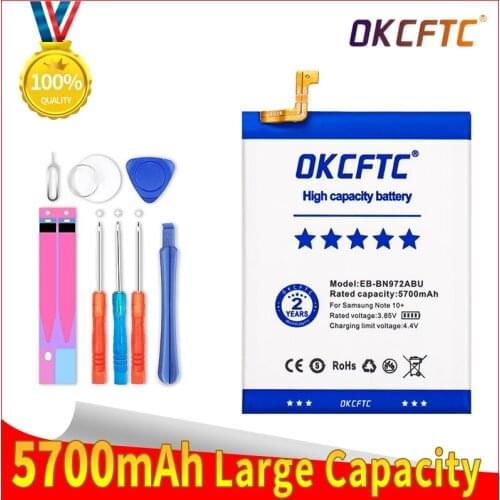 5700mAh EB-BN972ABU Battery For Samsung GALAXY Note 10+ Note10Plus Note 10 Note10+ Plus SM-N975F SM-N975DS Mobile Phone Battery