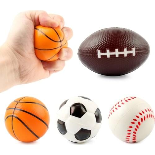 Anti Stress Fidget Toy Finger Hand Rugby Ball Grip Stress Reliever Adult Children Simple Dimple Stress Decompression Kids Toy