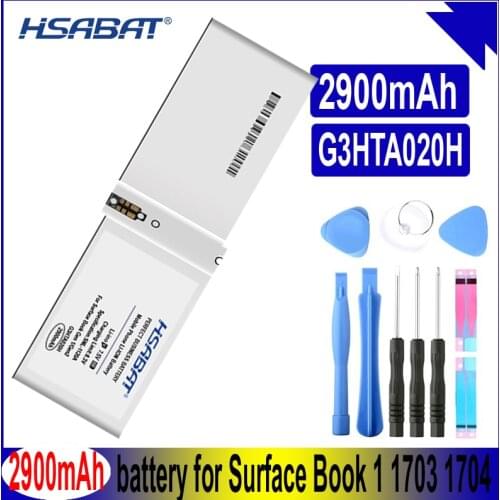 G3HTA045H 2900mAh DAK822470K Battery for Microsoft Surface BOOK 1 1703 1704 1705 screen battery G3HTA020H G3HTA044H Batteries