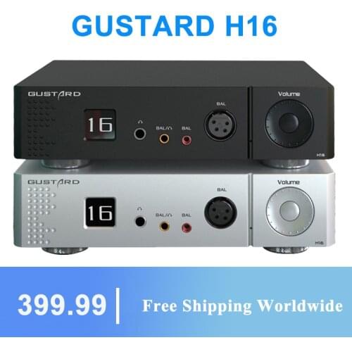 GUSTARD H16 XLR/RCA Balanced Headphone Amplifier Pre Amplifier