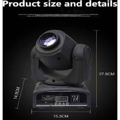 Mini led spot moving head 60w 30w 10w dmx stage spot light disco ktv dj wedding spot club effect lighting