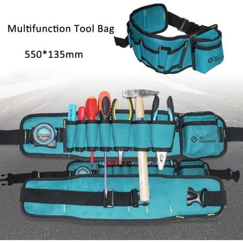 Multi-function Waist Pack Repair Tool Storage Bag Oxford Cloth Hardware Tool Pocket Wrench Pliers Storage Bags