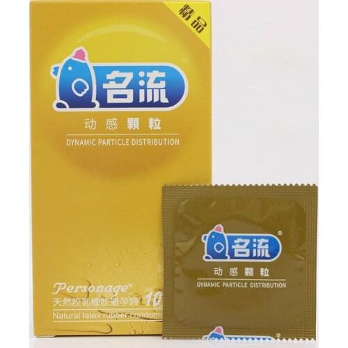 100pcs Natural Latex Condoms 52mm Dynamic G-Spot Big Particles Stimulation Delay Ejaculation Condoms Penis Sleeve Sex Toys Men