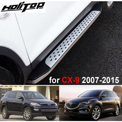 New arrival nerf bar foot board foot pedals side step for Mazda CX-9 2007-2015 and CX-7 2007-2018 ,80%stainless steel+20%ABS