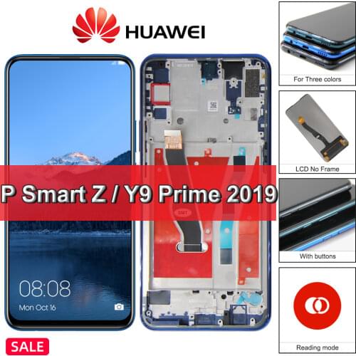 Original 6.59'' For Huawei P Smart Z LCD Display Touch Screen For Huawei Y9 Prime 2019 LCD Digitizer Assembly Replace STK-LX1