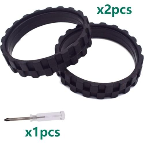 Tires for IROBOT Roomba Wheels 500 600 700 800 900 Series E5 I7+ S9 676 980 Anti-Slip Accessories Great Adhesion Easy to Replace