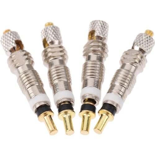 Valve Core Replacement Presta To Schrader French Air Pump Bicycle MTB/Road Bike Valve and Removal Tool Cycling Accessories 4pcs