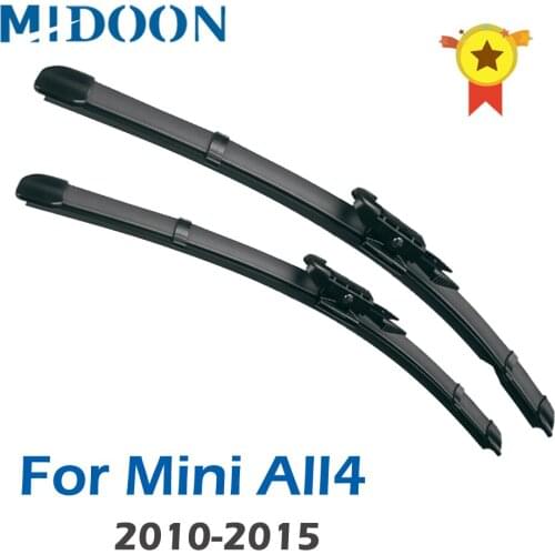 MIDOON Wiper Blades for Mini All4 Fit Pinch Tab Arms 2010 2011 2012 2013 2014 2015