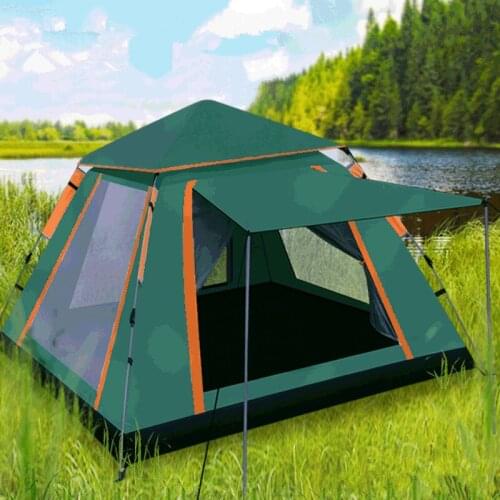The new parent-child travel square single-layer tent family outdoor dining camping outdoor camping birthday party tent supplies