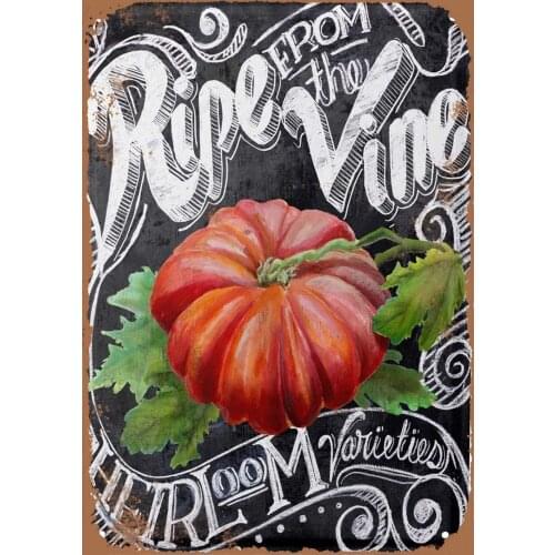 Pumpkin Wine Vintage Retro Tin SignAluminum Vintage Look Sign Plaque for Bar Cafe Store Home Garage Wall Decoration 8 X 12 in