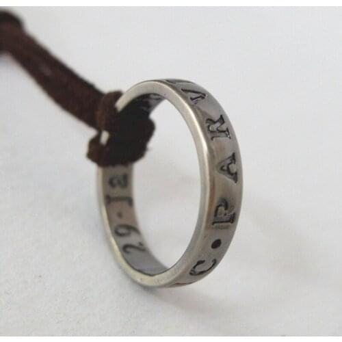 Uncharted 4: A Thiefs End Drake Alloy Necklace Pendant Cosplay Accessories Collectors Edition Ring Costume Props