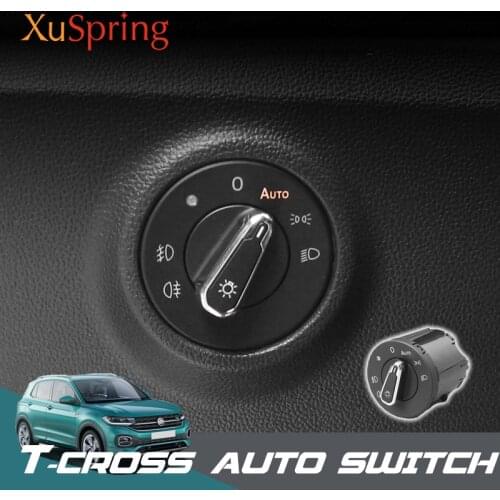 Car Refit Automatic Auto Switch Adjustment Equip Styling Accessories for Volkswagen VW T-cross Tcross 2019