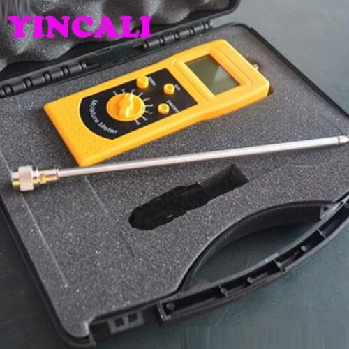 High Frequency Moisture Meter DM300C Measure different kinds of Chemical Raw Material 4 Digital LCD Display Moisture Tester