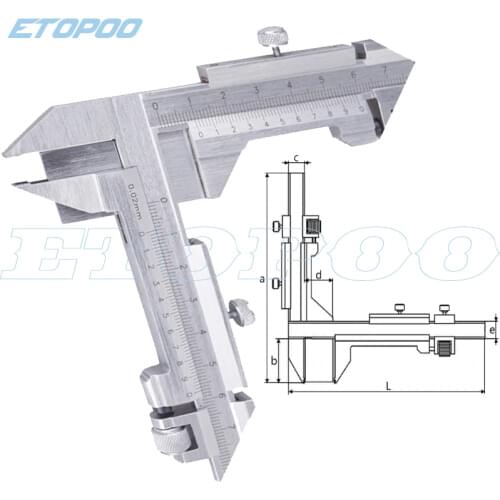 M1-26 Gear tooth caliper toothed wheel measure precision Vernier caliper gauge Gear tooth measurement