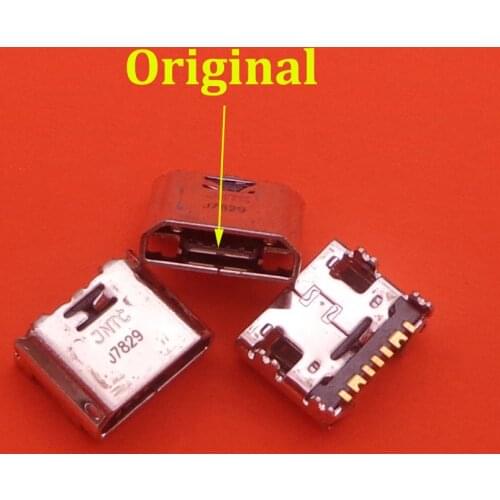 100pcs/lot Micro Mini USB jack socket connector charger Charging Port for Samsung Galaxy Core Prime G360 G361F Tab E T560 T561