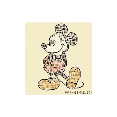 2pc/lot Big patches hotfix rhinestones iron on transfers motif hot fix rhinestone transfer motifs rhinestones fix patches