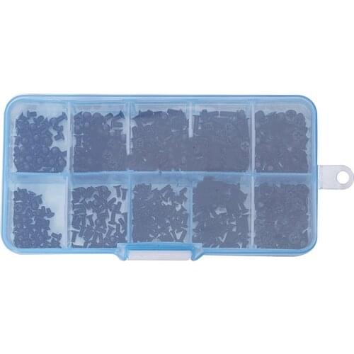 250Pcs/500Pcs M2 M2.5 M3 KM screw flat head cross screw laptop screw set computer small screw