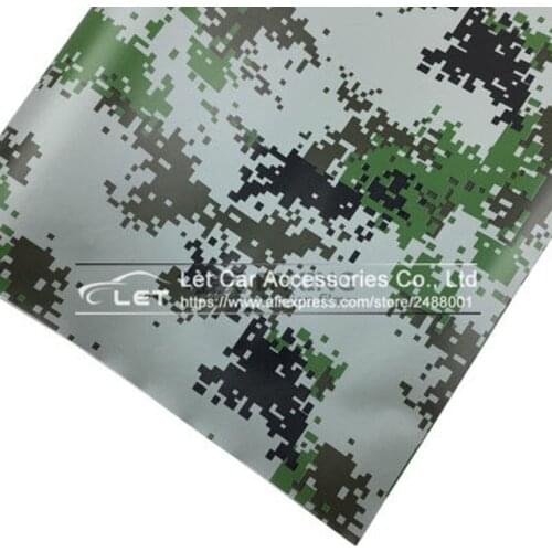 Car styling Digital green Camo Vinyl Wrap Car Motorcycle Decal Phone Laptop DIY Styling Camouflage Sticker Film Sheet