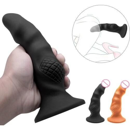 Liquid Silicone Big Butt Plug Huge Dildo Soft Anal Plug Prostata Massager Sex Toys Men Woman Gay Adult Anus Expansion Stimulator