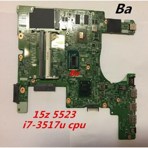 For Dell Inspiron 15Z 5523 Laptop Motherboard i7-3517U CPU Independent Graphics Card Full Test