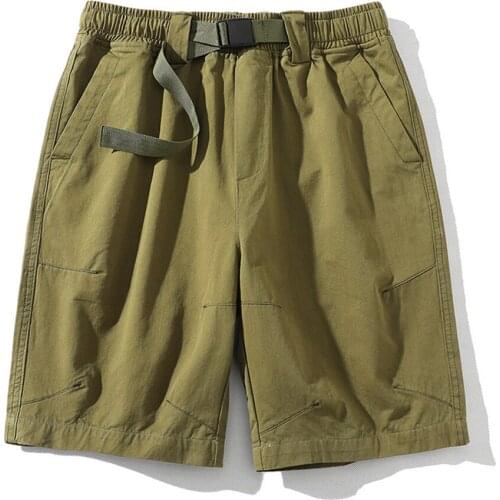 ERIDANUS New Summer Trend Line Decoration Five-point Pants Slim Fit Long Tube Fashion Casual Shorts Men Male Streetwear MKD100