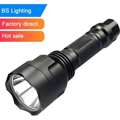 Hot Sale Ultra Bright Tactical Flashlight Rechargeable R2 Portable LED Torch Outdoor Cycling Lamp Waterproof 3 Lighting Modes