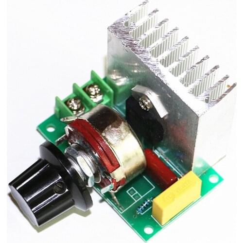 3800W imported SCR high-power electronic thermostat dimming governor speed motor controller,voltage regulator