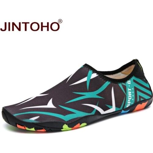 JINTOHO Unisex Sneakers Swimming Shoes Water Sports Aqua Seaside Beach Surfing Slippers Upstream Light Athletic Footwear For Men