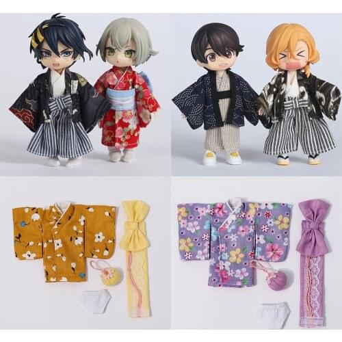 Obitsu 11 kimono Clothes Bjd Doll Clothes Accessories National Costume Japanese clothing For Ob11,Ymy,Ddf,Gsc,Body9 1/12