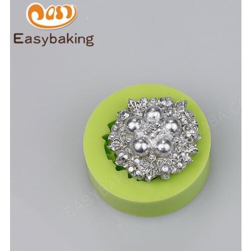 Mini Jewelry Shape Modelling Tools Cake Decorating Silicone Mold for Fondant Wedding Cake Chocolate Clay Resin Mould