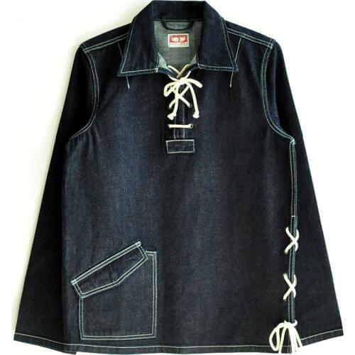 Saucezhan Denim Jacket men motorcycle denim jacket Jeans Jacket Men Selvedge Denim 1960S Sea Clothes Vintage jeans men