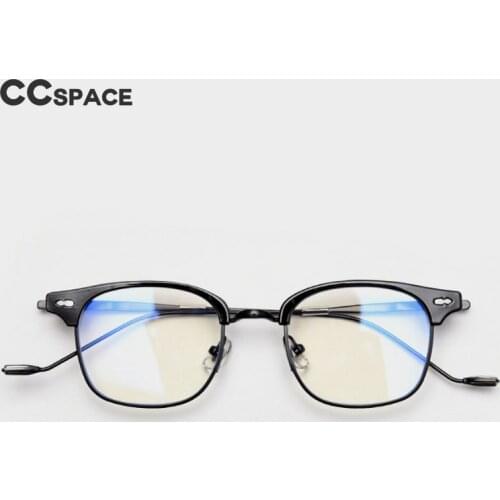49425 Metal Small Frame Anti-Blue Light Glasses Frame for Men and Women Optical Fashion Computer Eyeglasses