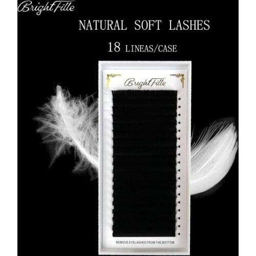 18 Rows False Eyelashes Extension Natural Mink Eye Lashes Eyelashes For Building Individual Eyelash Lashes Maquiagem