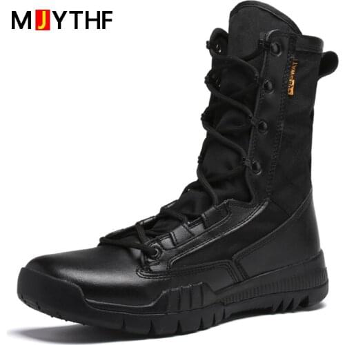 2021 New Outdoor Desert Boots Men Desert Army Boots Non-slip Wear-resistant Hiking Boots Military Shoes Tactical Boots Men Shoes