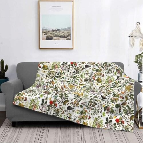 New Zealand Biology Throw Blanket Plush Sweatshirt Bed Blankets Bedspread 200X220 Oversized Hoodie Winter Blankets
