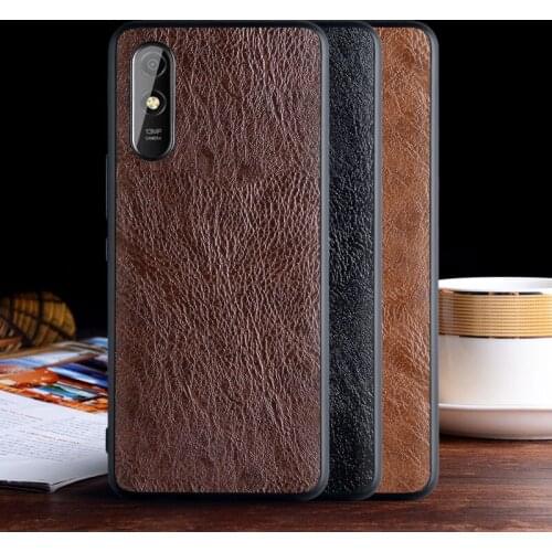 Luxurious leather case for Xiaomi Redmi 9 9A 9C phone case with Business design ,with TPU+PC 2in1 material