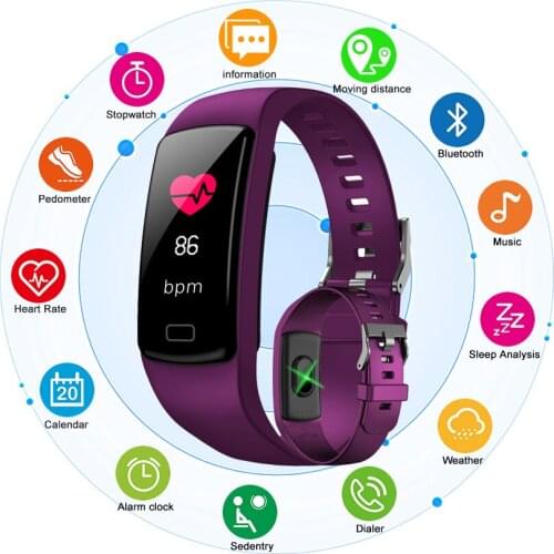Smart Watch IP67 Waterproof Fitness Bluetooth Bracelet Men&Women Sports Fashion Digital Smart Wristwatches For IOS Android Phone