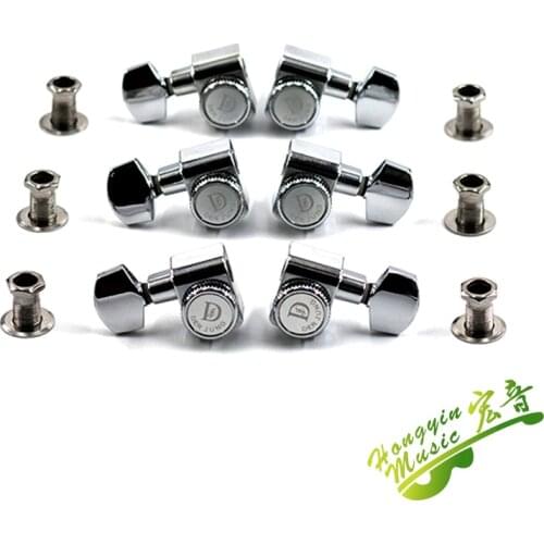 Taiwan 1Set 3L 3R Electric guitar Acoustic guitar String Tuning Pegs Tuners Machine Heads Locking type Guitarra Guitar Parts