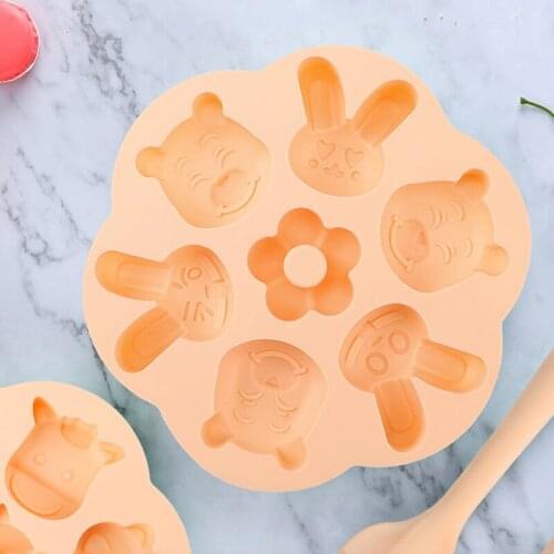 High Quality Animal Rabbit Shape Silicone Fondant Mold DIY Colorful Sweet Heart Chocolate Candy Paste Cake Decorating Tool Mold