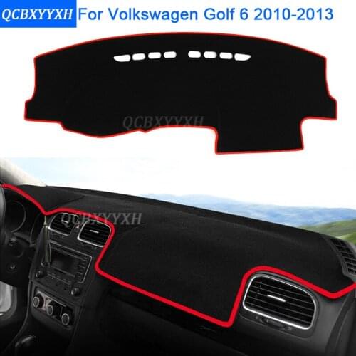 Car Styling Dashboard Protective Mat Shade Cushion Photo phobism Pad Interior Carpet For Volkswagen Golf 6 2010-2013 Accessories