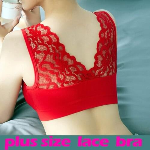 Plus Size 40kg-100kg Bras For Women Seamless Bra Breathable Underwear Wireless Beauty Back Pad Push Up Lingerie Push Up Bra