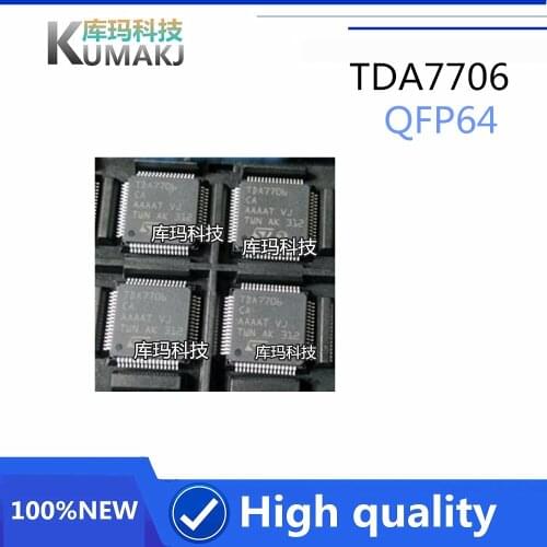1PCS/2PCS 100%NEW Original TDA7706CA TDA7706 LQFP64 QFP64
