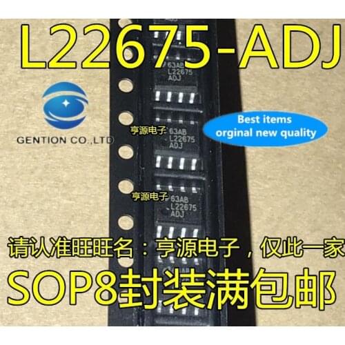 10PCS LM22675MR-ADJ L22675-ADJ SOP-8 switching voltage stabilizer in stock 100% new and original