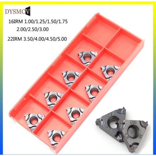 16IR 1.0 ISO 1.25 1.5 1.75 2.0 2.5 3.0 22IR 3.5 4.0 4.5 5.0 IC908 Thread turning tools Tungsten Carbide Insert Threading Lathe