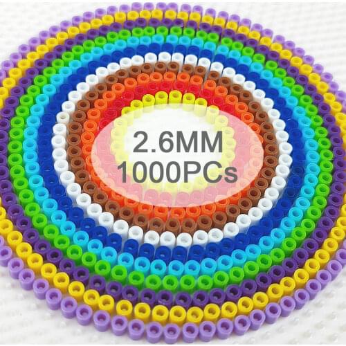 2.6mm Mini Beads 1000PCS 230colors Fuse Beads for Kids Gift Hama Beads Diy Puzzles Iron Beads High Quality