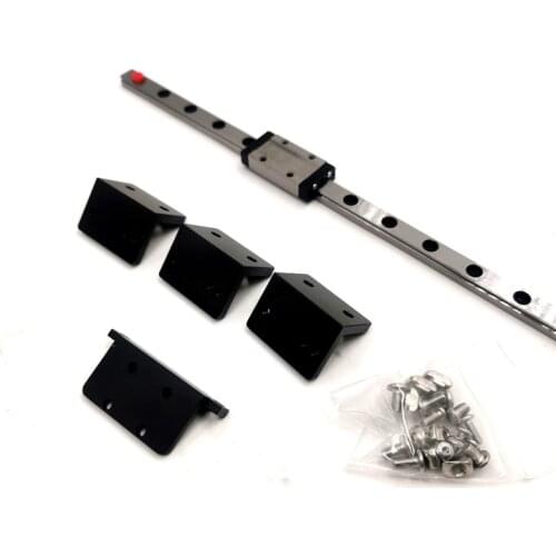 Funssor 1set Anycubic MEGA Zero 3D printer X axis linear rail upgrade kit MGN9H