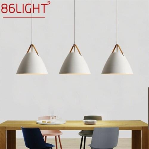 86LIGHT Nordic Simple Pendant Light Contemporary LED Lamps Fixtures For Home Decorative Dining Room